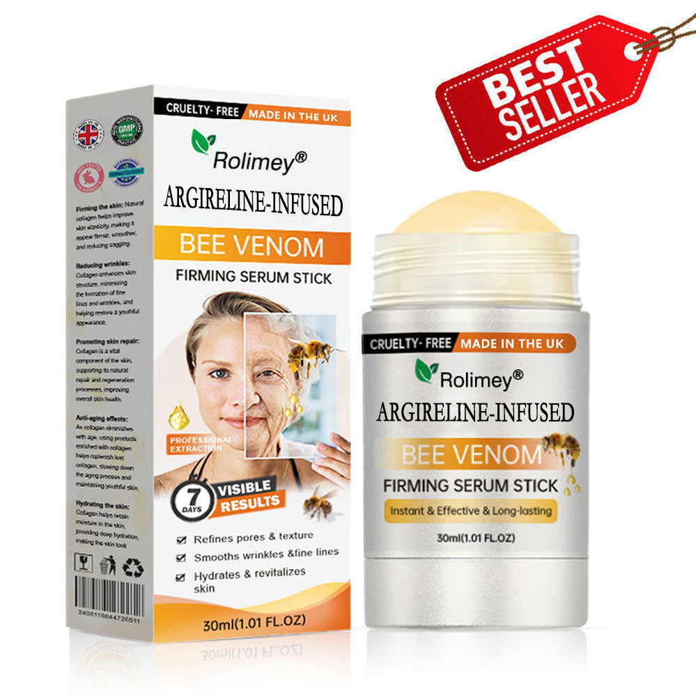 🥰Made and Shipped from UK🇬🇧 Rolimey® Argireline-infused Bee Venom Firming Serum Stick(⏳LAST DAY 70% OFF)✨