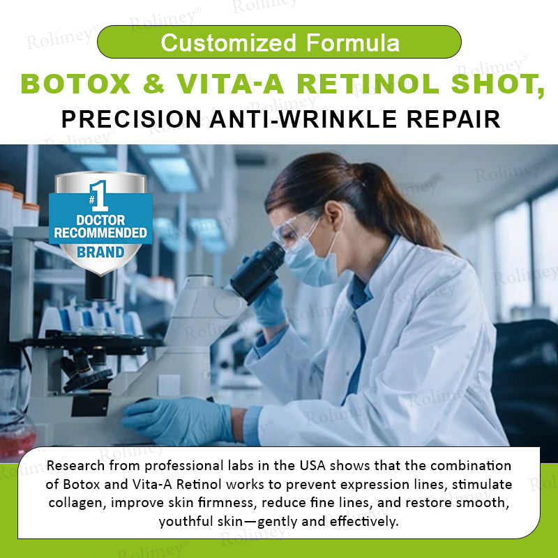 🌟👨‍⚕️Made and shipped from the UK 💫Rolimey® Botox & Vita-A Retinol Shot Wrinkle-Lift Tightening cream - Last Day Promotion 70% OFF