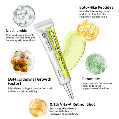 🌟👨‍⚕️Made and shipped from the UK 💫Rolimey® Botox & Vita-A Retinol Shot Wrinkle-Lift Tightening cream - Last Day Promotion 70% OFF