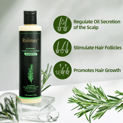 Rolimey® Rosemary Shampoo | Hair Growth & Anti-Dandruff Scalp Treatment