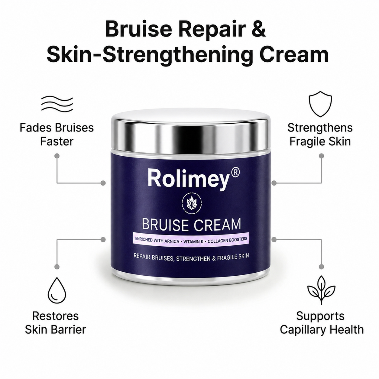 💥Over 100,000 units sold💕 - Rolimey® cream to repair bruises and strengthen the skin