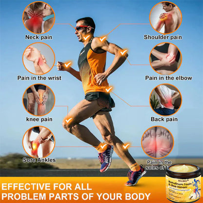 👨‍⚕️Official Shop:Rolimey® Bee Venom Pain Relief Bone Healing Cream 👨‍⚕️(Reduction of joint swelling, pain, stiffness, redness, heat, muscle soreness and joint fatigue)