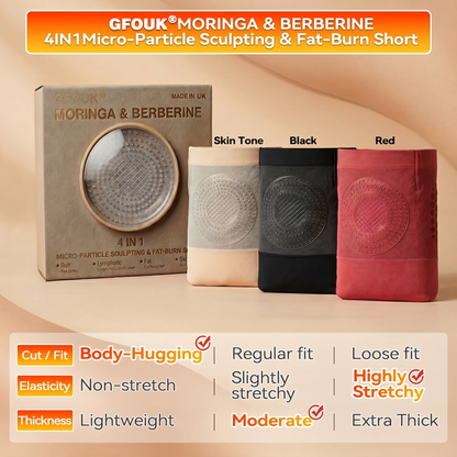 💕Official Brand Store | 🍑🍑 GFOUK® 2026 Moringa & Berberine 4-in-1 Micro-Particle Sculpting & Fat-Burning Shorts