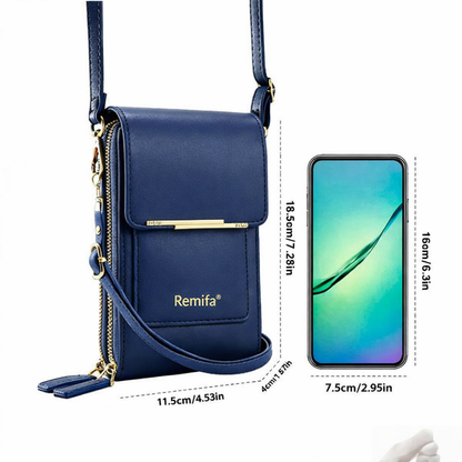 💫Final 3 Hours: 60% OFF Remifa®2026 Trendy Minimalist Elegant Women's Touchscreen Crossbody Phone Wallet