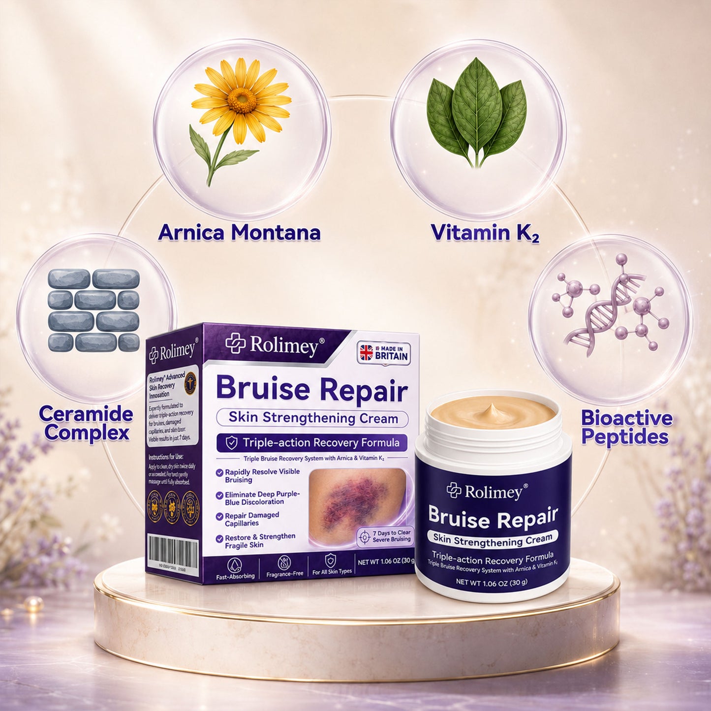 👨‍⚕️Over 100,000 units sold💕 - Rolimey® cream to repair bruises and strengthen the skin