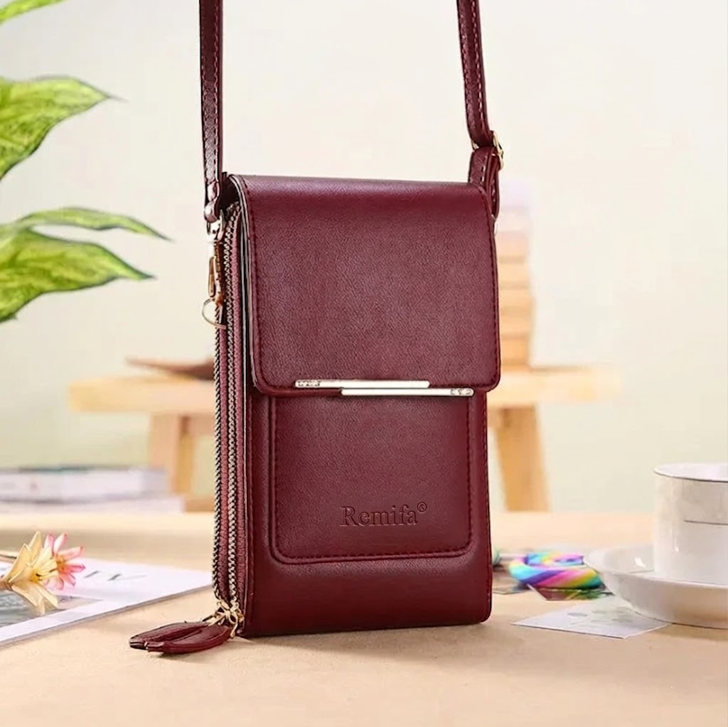 💫Final 3 Hours: 60% OFF Remifa®2026 Trendy Minimalist Elegant Women's Touchscreen Crossbody Phone Wallet