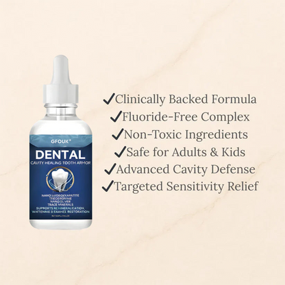 💎💎GFOUK™ Tooth Armor: Nano-Hydroxyapatite Drops for Cavity Defense