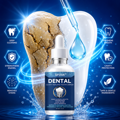 💎💎GFOUK™ Tooth Armor: Nano-Hydroxyapatite Drops for Cavity Defense