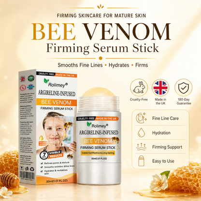 💫Made and Shipped from UK🇬🇧 Rolimey® Argireline-infused Bee Venom Firming Serum Stick(⏳LAST DAY 70% OFF)✨