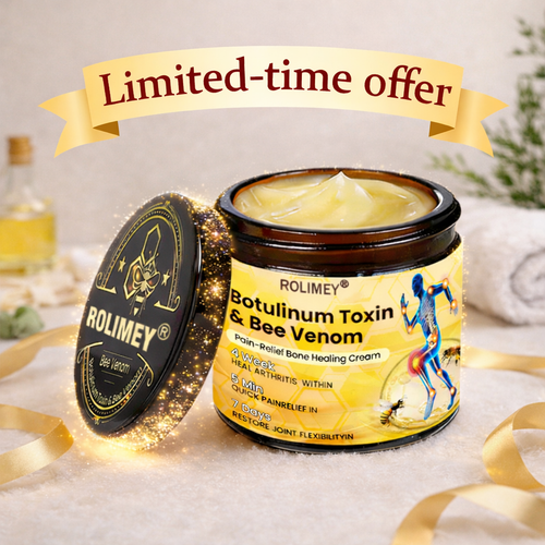 🍀🍀𝑶𝒇𝒇𝒊𝒄𝒊𝒂𝒍 𝑺𝒕𝒐𝒓𝒆  | Rolimey® Bee Venom Pain Relief Bone Healing Cream 👨‍⚕️(Reduction of joint swelling, pain, stiffness, redness, heat, muscle soreness and joint fatigue)